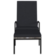 vidaXL Galvanized Steel Sun Lounger in Gray