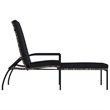 vidaXL Galvanized Steel Sun Lounger in Gray