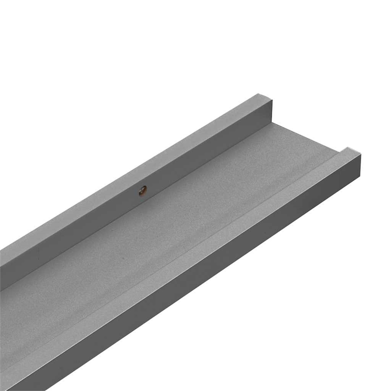 vidaXL MDF Wall Shelf in Gray (Set of 2)