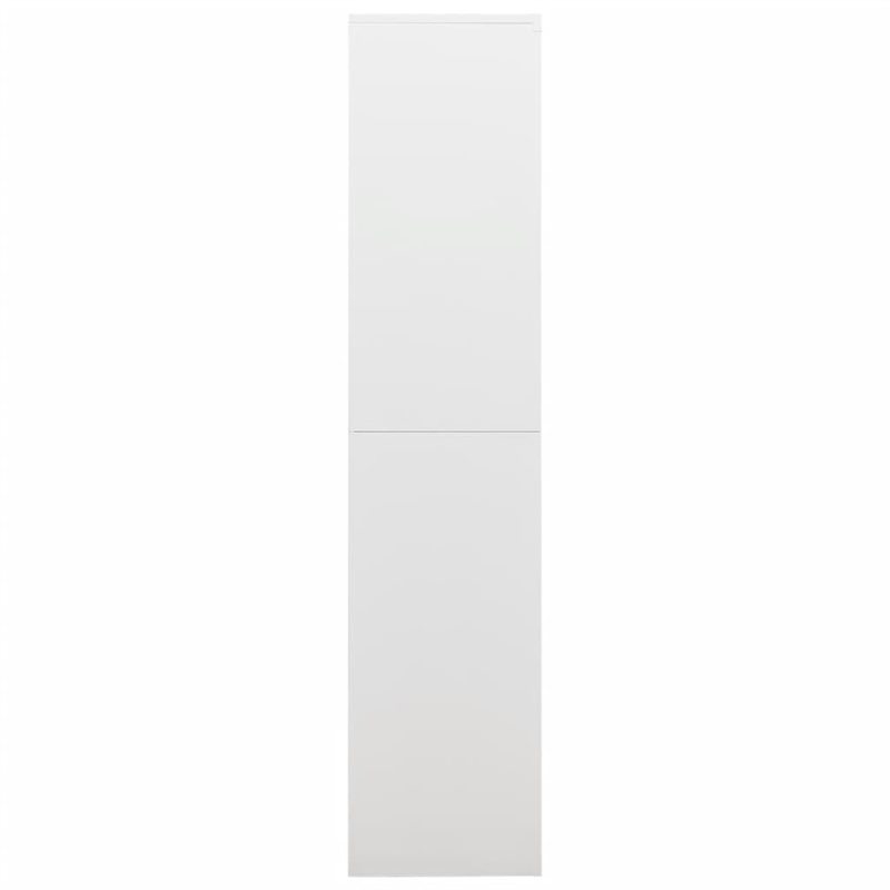 vidaXL Steel Large Locker Cabinet in White