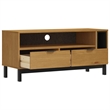 vidaXL Solid Pine Wood TV Cabinet in Oak