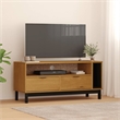 vidaXL Solid Pine Wood TV Cabinet in Oak
