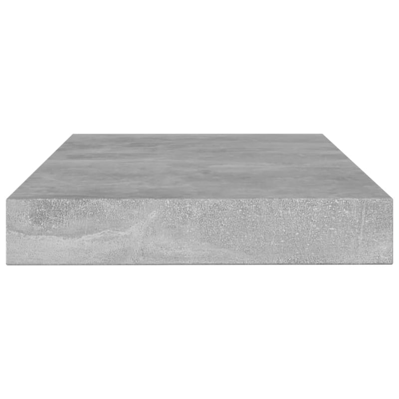 vidaXL Engineered Wood Shelf in Concrete Gray (Set of 4)