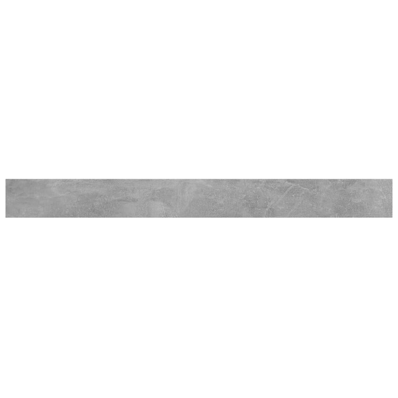 vidaXL Engineered Wood Shelf in Concrete Gray (Set of 4)