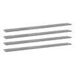 vidaXL Engineered Wood Shelf in Concrete Gray (Set of 4)