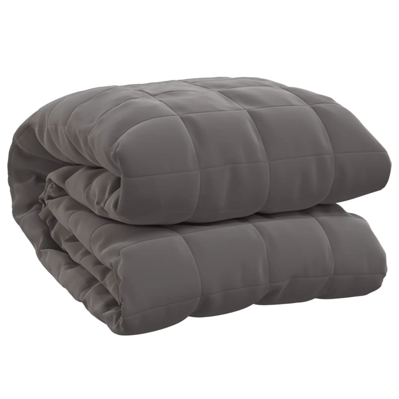 vidaXL Weighted Blanket in Gray