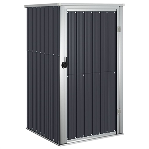 vidaXL Galvanized Steel Tool Shed in Anthracite