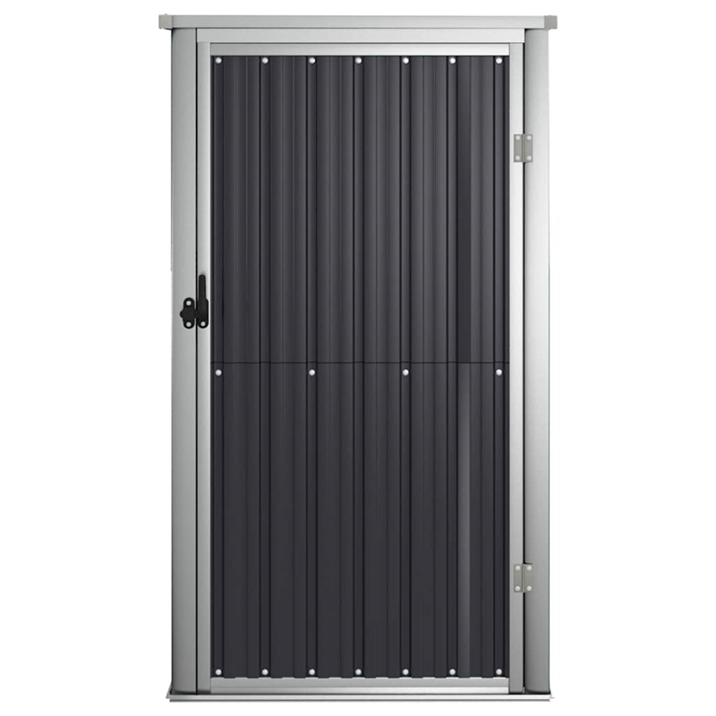 vidaXL Galvanized Steel Tool Shed in Anthracite