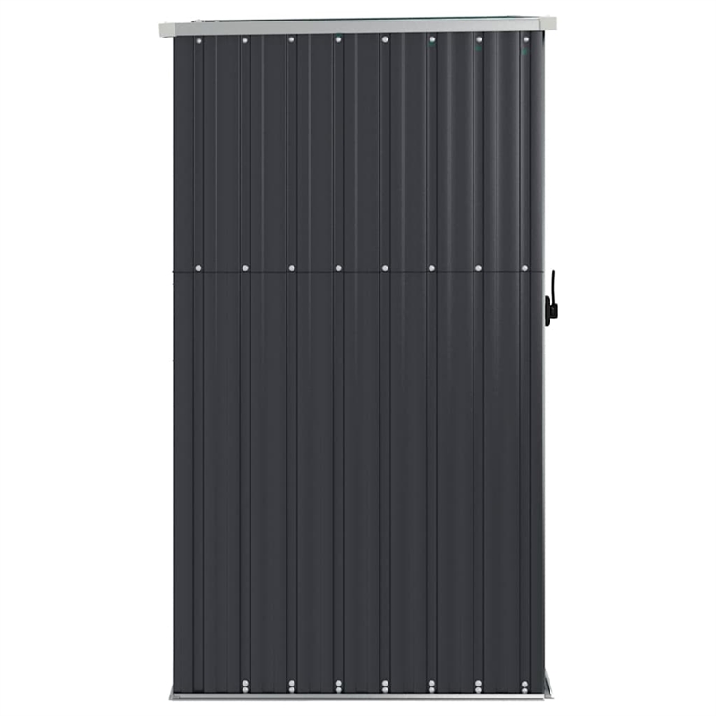 vidaXL Galvanized Steel Tool Shed in Anthracite