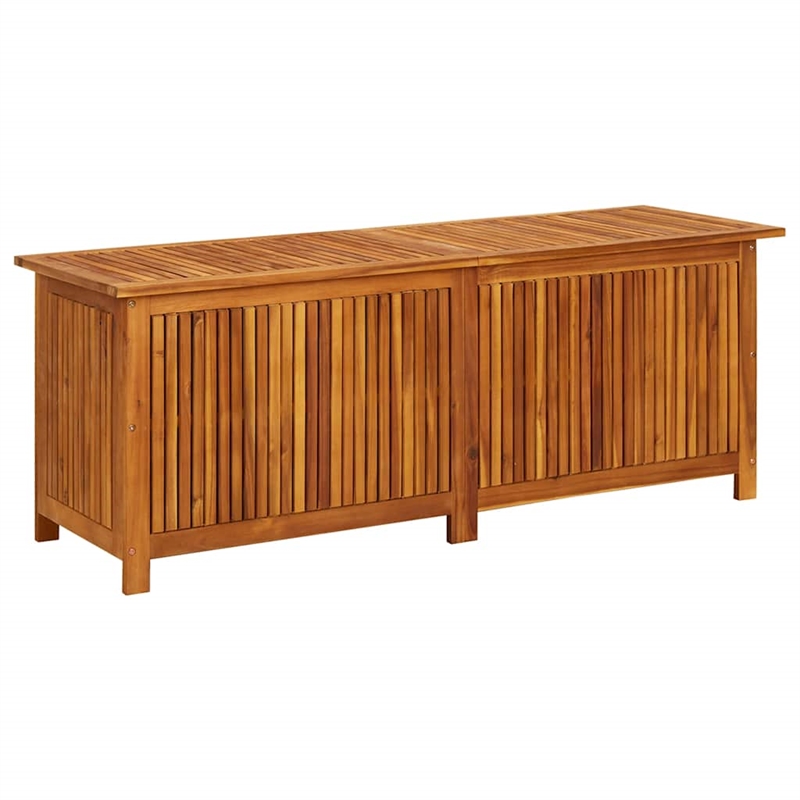 vidaXL Wooden Storage Box in Brown