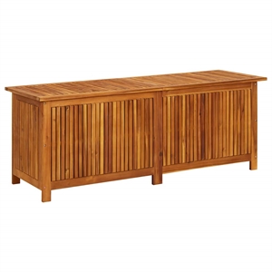 vidaXL Wooden Storage Box in Brown