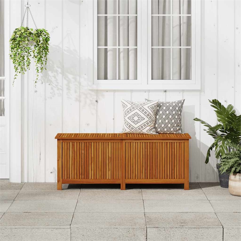 vidaXL Wooden Storage Box in Brown