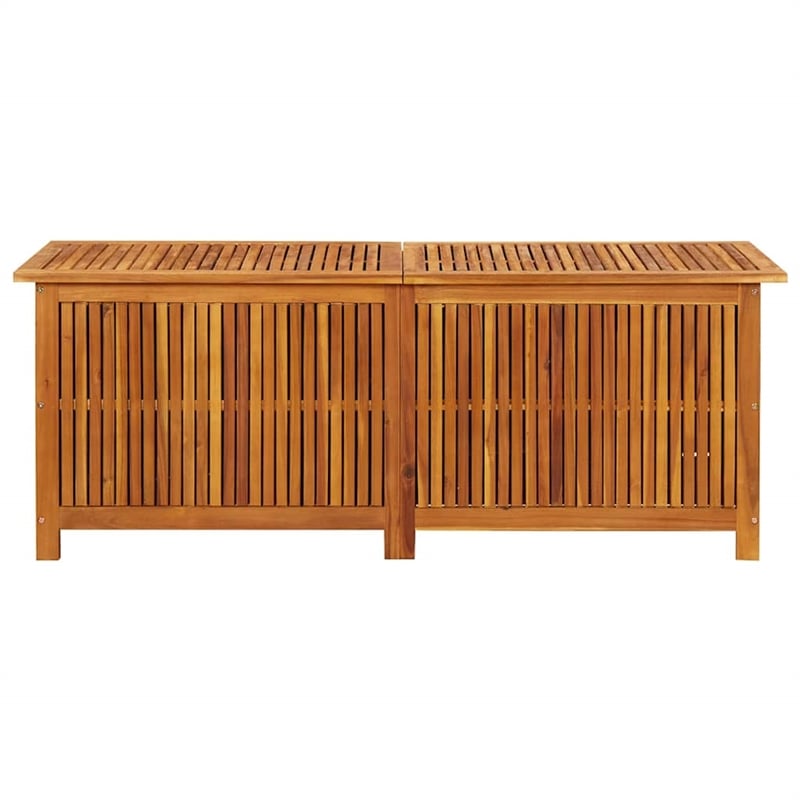 vidaXL Wooden Storage Box in Brown