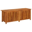 vidaXL Wooden Storage Box in Brown