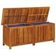 vidaXL Wooden Storage Box in Brown