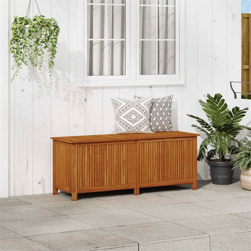 vidaXL Wooden Storage Box in Brown