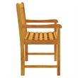 vidaXL Solid Acacia Wood Garden Bench in Natural/Brown