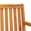 vidaXL Solid Acacia Wood Garden Bench in Natural/Brown
