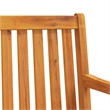 vidaXL Durable Solid Acacia Wood Garden Bench in Natural/Brown