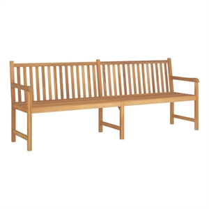 vidaXL Large Teak Wood Garden Bench in Brown