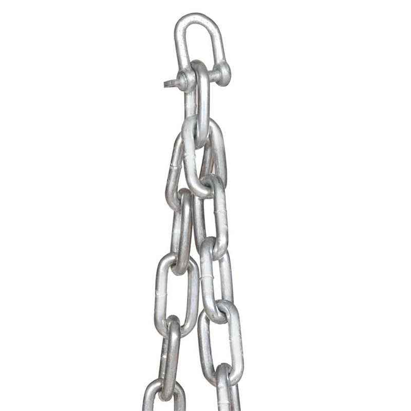 vidaXL Solid Teak Wood Standard Durable Swing Bench in Natural