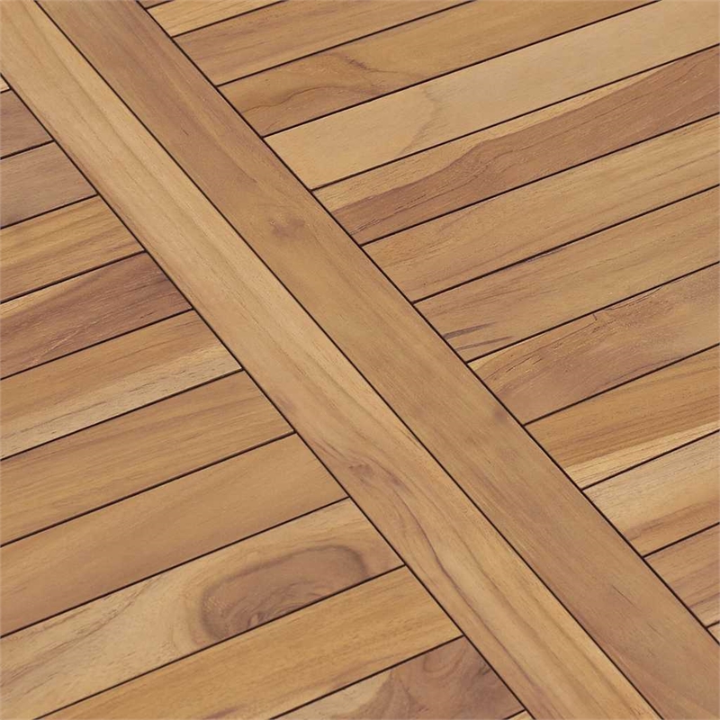 vidaXL Dining Table in Warm Brown