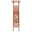 vidaXL Solid Pine Wood Medium Pergola in Brown