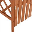 vidaXL Solid Pine Wood Medium Pergola in Brown