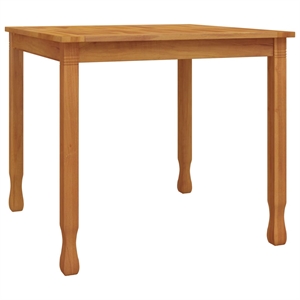 vidaXL Small Durable Solid Teak wood Dining Table in Brown
