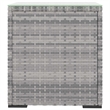 vidaXL Poly Rattan Tempered Glass Small Durable Side Table in Grey