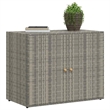 vidaXL Garden Storage Cabinet in Gray