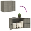 vidaXL Garden Storage Cabinet in Gray
