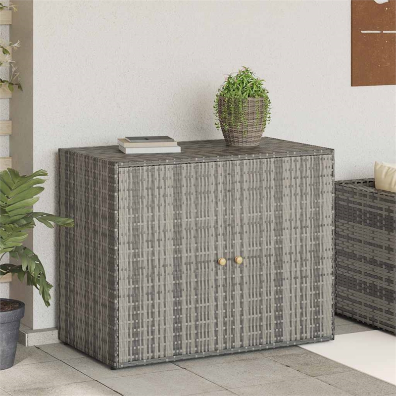 vidaXL Garden Storage Cabinet in Gray