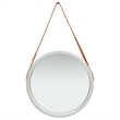 vidaXL Wall Mirror in Silver/Brown