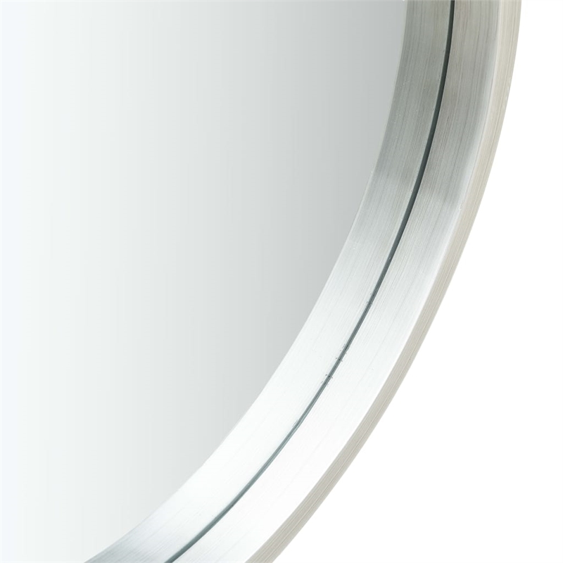 vidaXL Wall Mirror in Silver/Brown