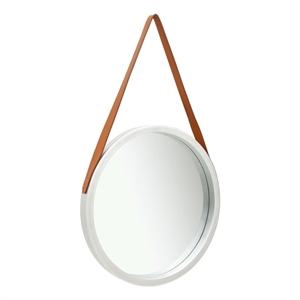 vidaXL Wall Mirror in Silver/Brown
