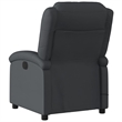vidaXL Leather Massage Recliner Chair in Black