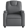 vidaXL Faux Leather Massage Recliner Chair in Grey
