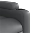 vidaXL Faux Leather Massage Recliner Chair in Grey