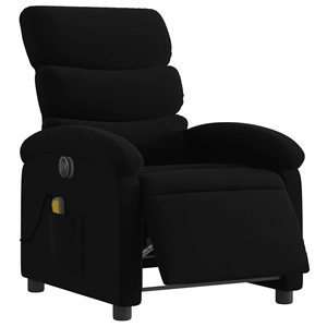 vidaXL Electric Massage Recliner Chair in Black