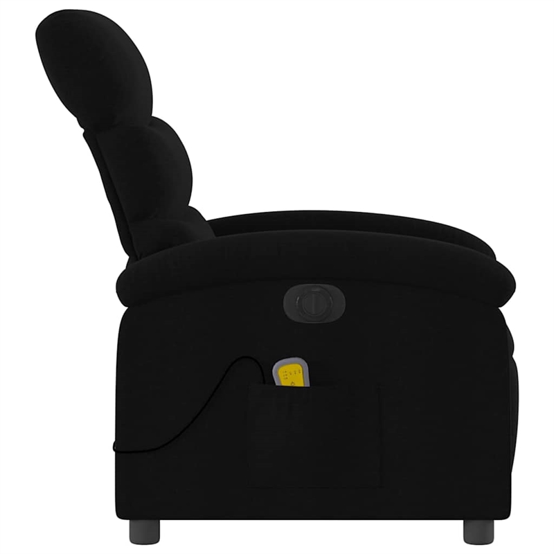 vidaXL Electric Massage Recliner Chair in Black