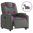 vidaXL Electric Massage Recliner Chair in Dark Gray