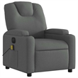vidaXL Electric Massage Recliner Chair in Dark Gray