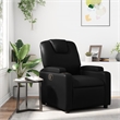 vidaXL Faux Leather Recliner Chair in Black