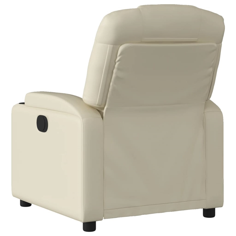 vidaXL Recliner Chair in Cream