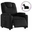 vidaXL Faux Leather Electric Recliner Chair in Black