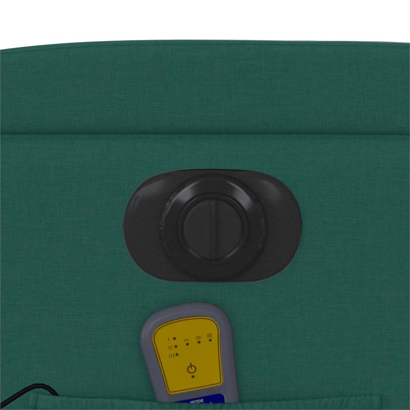 vidaXL Electric Massage Recliner Chair in Green