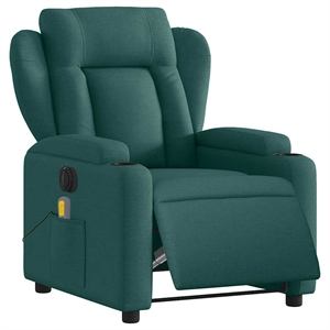 vidaXL Electric Massage Recliner Chair in Green
