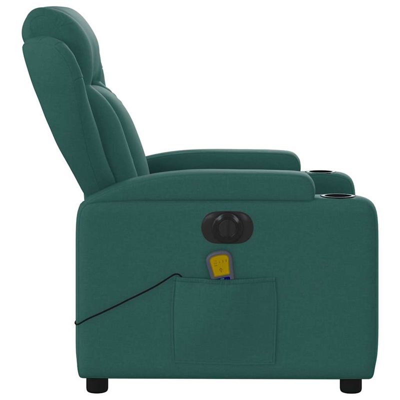 vidaXL Electric Massage Recliner Chair in Green