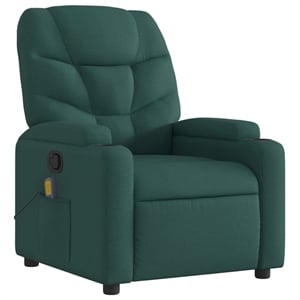vidaXL Massage Recliner Chair Dark in Green
